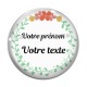 Cabochon Verre - votre prénom ou texte