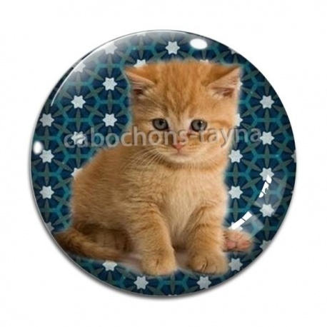 Cabochon Verre - chaton