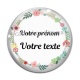Cabochon Verre -  votre prénom ou texte