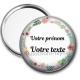 Miroir de poche -  votre prénom ou texte