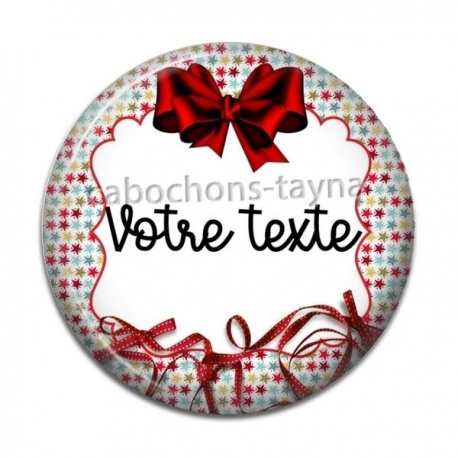 Cabochon Résine - votre texte ou prénom