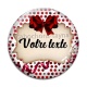 Cabochon Verre - votre texte ou prénom