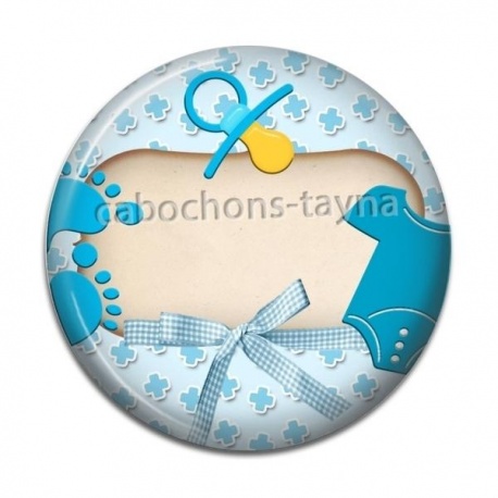 Cabochon Résine - votre prénom ou votre texte