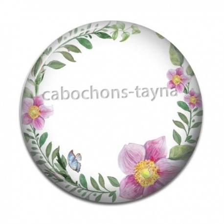 Cabochon Résine - votre prénom ou texte