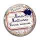 Cabochon Verre - merci maîtresse