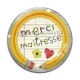 Cabochon Verre - Merci maîtresse
