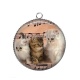 Pendentif Cabochon Argent - chaton