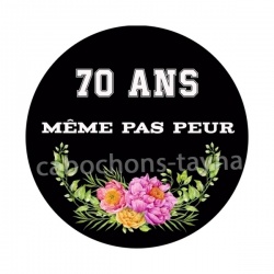 anniversaire 70 ans même pas peur