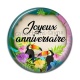 Cabochon Résine - joyeux anniversaire