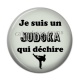Cabochon Résine - Je suis un judoka qui déchire