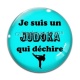 Cabochon Verre - Je suis un judoka qui déchire