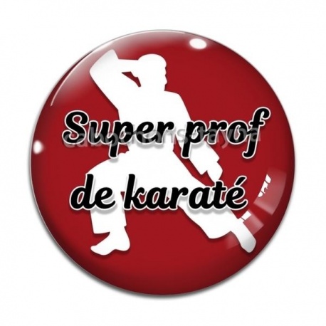 Cabochon Verre - super prof de karaté