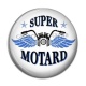 Cabochon Résine -  super motard