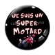 Cabochon Verre - je suis un super motard