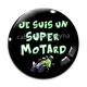 Cabochon Verre - je suis un super motard