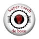 Cabochon Résine - super coach de boxe