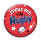 Cabochon Verre - j'peux pas j'ai rugby