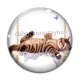 Cabochon Verre - chat