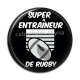 Cabochon Résine - super entraîneur de rugby