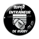 Cabochon Verre - super entraîneur de rugby