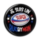 Cabochon Résine - je suis un super rugbyman