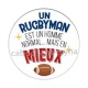 rugbyman est un homme normal mais en mieux
