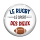 Cabochon Verre - le rugby le sport des dieux