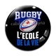 Cabochon Verre - rugby l'école de la vie