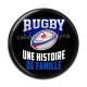 Cabochon Résine - rugby une histoire de famille
