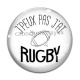 Cabochon Verre - j'peux pas j'ai rugby