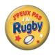 Cabochon Résine - j'peux pas j'ai rugby