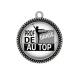 Pendentif Cabochon Argent - prof de danse au top