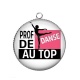 Pendentif Cabochon Argent - prof de danse au top