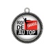 Pendentif Cabochon Argent - prof de danse au top