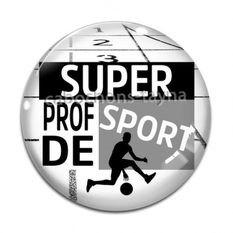 Cabochon Verre - super prof de sport