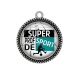 Pendentif Cabochon Argent - super prof de sport