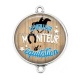 Connecteur Cabochon Argent - le meilleur moniteur d'équitation