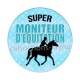 super moniteur d'équitation