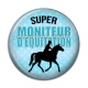 Cabochon Résine - super moniteur d'équitation