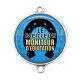 Connecteur Cabochon Argent - le meilleur moniteur d'équitation