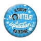 Cabochon Verre - je suis un moniteur d'équitation qui déchire