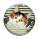 Cabochon Verre - chat