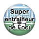 Cabochon Verre - super entraineur de foot