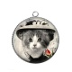 Pendentif Cabochon Argent - chaton