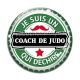 Cabochon Verre - je suis un coach de judo