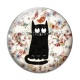 Cabochon Verre - chat