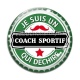 Cabochon Verre - je suis un coach sportif qui déchire