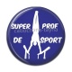 Cabochon Résine - super prof de sport