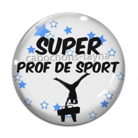 Cabochon Verre - super prof de sport