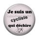 Cabochon Résine - je suis un cycliste qui déchire